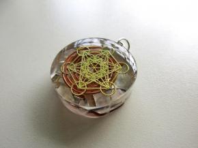 オルゴナイト メタトロン 神聖幾何学 ネックレス ペンダント