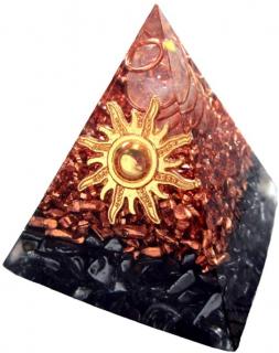 オルゴナイト ピラミッド 太陽 チャーム (テラヘルツ)