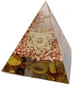 オルゴナイト ピラミッド メタトロンキューブ 幾何学模様  置物