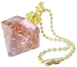 オルゴナイト プリンセス ダイヤモンド ネックレス キーホルダー