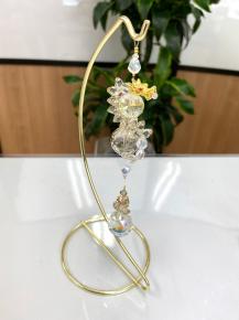 ドラゴン サンキャッチャー スタンド 付き (ゴールド)